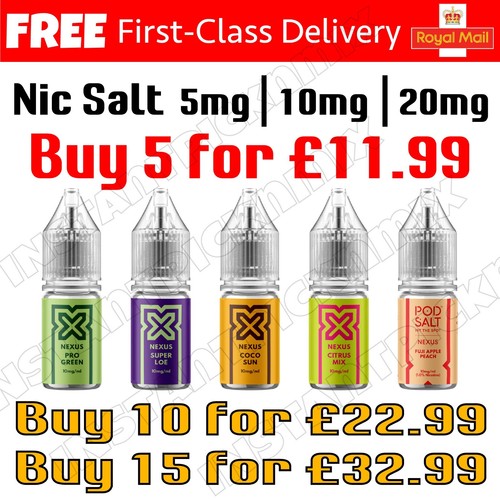 Nexus 10ml nic salt - salts, shot