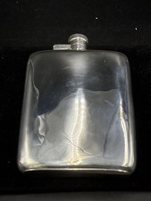 1931 Sterling Silver Hip Flask