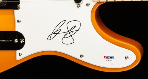 Brad paisley signed fender - signed,