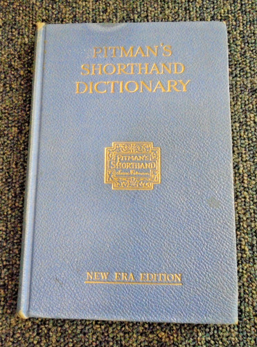 Pitman shorthand dictionary - shorthand,