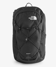 LOVELY THE NORTH FACE RODEY ALL BLACK BackPack / Rucksack 30LTR *GREAT CONDITION