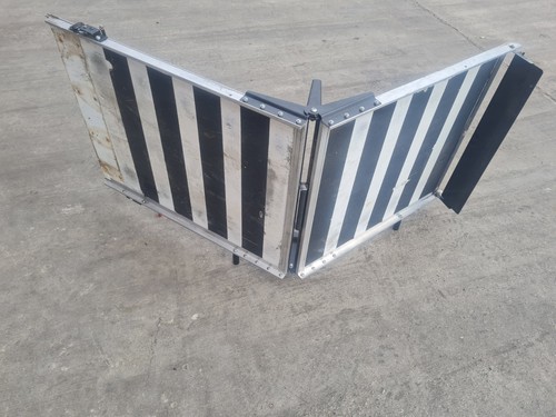 Folding aluminium ramp - folding,