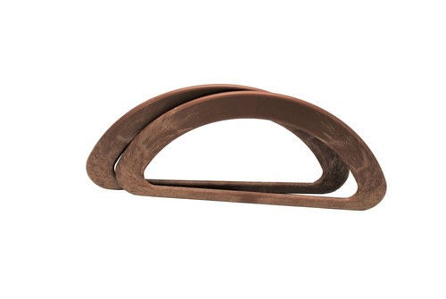 Pair wood effect plastic d - 1,