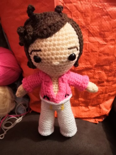 New crochet harry styles doll - new,