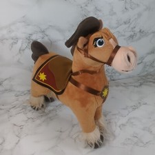Disney Stores “Tangled”  Rapunzel Fidella Horse Plush Stuffed Great Condition