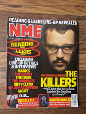 NME Apr 2008 The Killers, Manic Street Preachers, The Enemy, Metallica