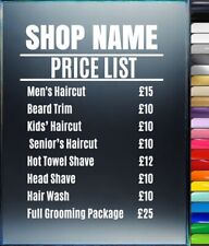 Barber Shop Personalised Price