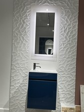 Ex-Display Artelinea Zen Cloakroom Vanity Unit, Mirror & Dornbracht Tap