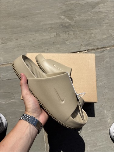 Nike calm sliders beige - nike,