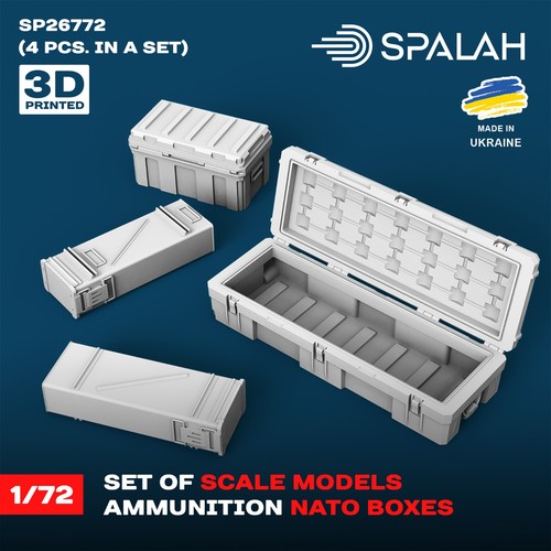 Military ammo boxes 72 - ammo, 1/72