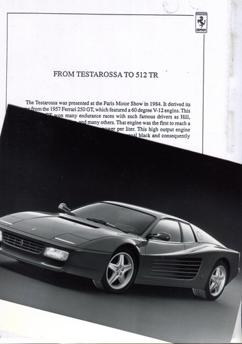 Ferrari 512tr original - -,