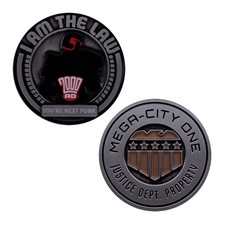 2000 AD Judge Dredd Mega-City One Limited Edition Numbered Collectible Coin