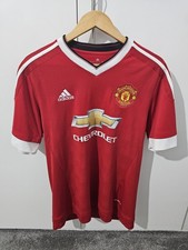 Manchester United 2015/16 Red Adidas Home Shirt Men’s Large Excellent condition