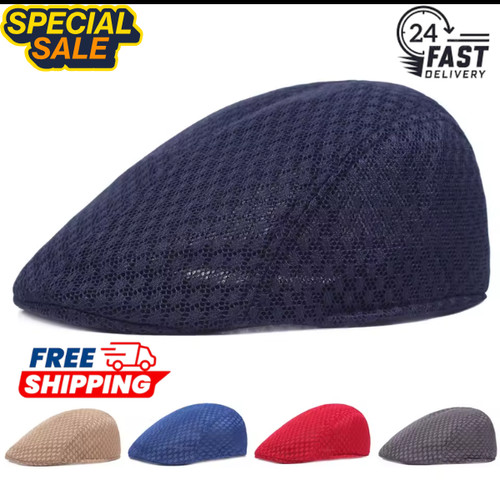 Mens summer beret - summer, cotton