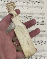 Rare Antique French Bone Shoe