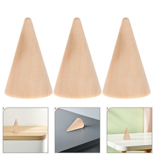 15pcs natural wood cone - 15pcs,