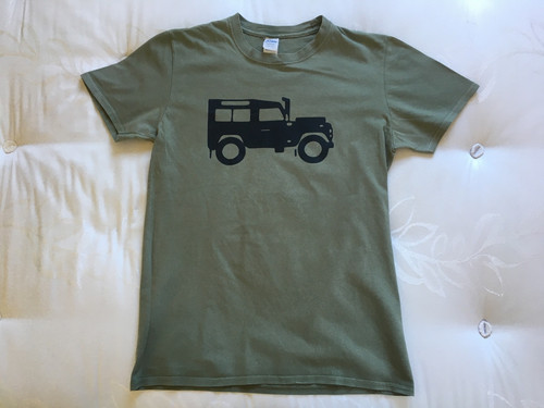 Land rover green shirt - rover,