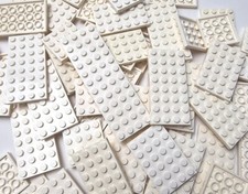 LEGO White Plates Flat Bricks