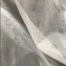 5momme 100% Pure Silk Jacquard Organza Fabric 4m X 38” Dress Sewing Craft - 47