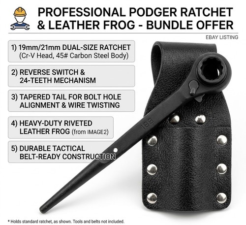Heavy duty podger ratchet - heavy,