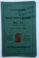Original SINGER 15 Sewing