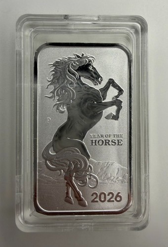 1oz silver bar 2026 year - silver,