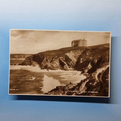 Newquay postcard 1939 real - newquay,