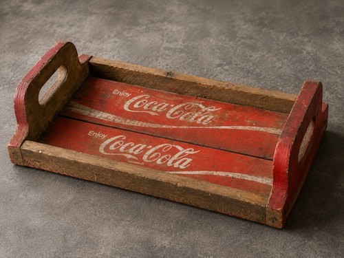 1971 coca cola wooden serving - 1971, coca-cola