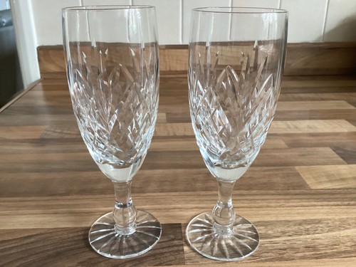 Pair royal brierley crystal - of,