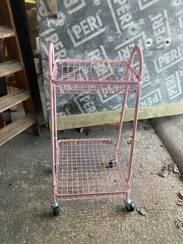Pink trolley cart bathroom - pink,