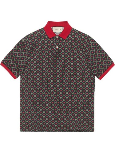 Oversize gucci polo shirt - gucci,