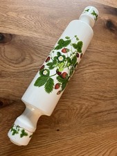Vintage Portmeirion Summer Strawberries 35cm China Rolling Pin Xmas Gift Water