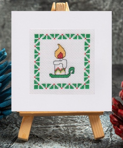 Christmas card cross stitch - christmas,