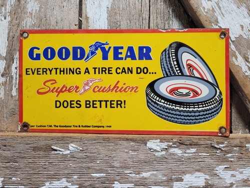 Vintage goodyear porcelain - goodyear,