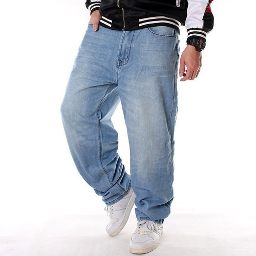 Loose hip hop mens jeans - jeans, pants