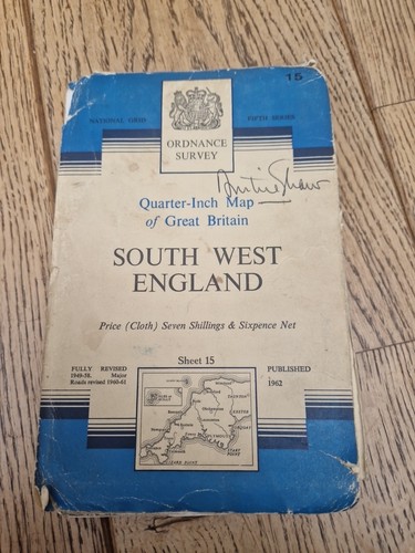 Vintage ordnance survey south - ordnance,