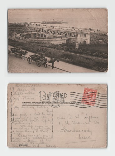 Postcard margate pavilion - -,