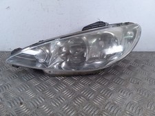 PEUGEOT 206 STYLE HDI MK1 (Ph1) 2003-2004 Headlight Headlamp Left Side