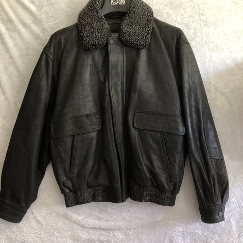 Wilsons leather jacket mens - leather,