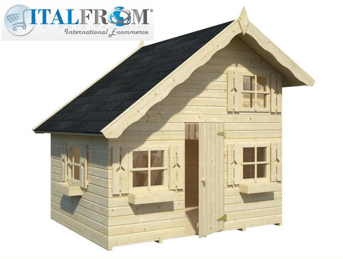 Wooden wendy house tom kids - wooden,