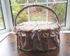 Vintage Sewing Box With Tray