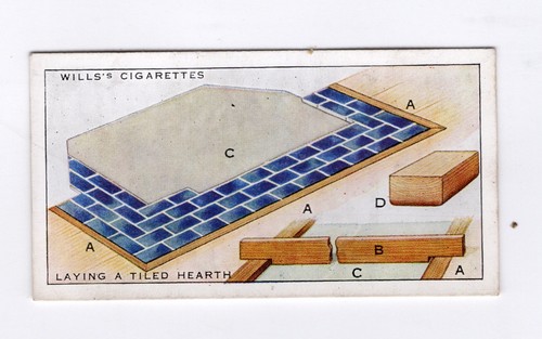 Wills cigarette card household - cigarette,