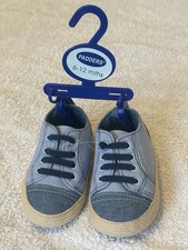 Boys Blue Chambray Espadrille 6-12 Months