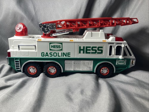1996 hess gasoline truck green - gasoline,