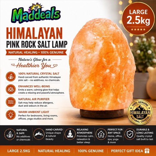 Himalayan salt lamp crystal - himalayan,