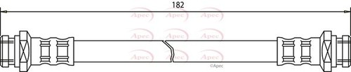 Braking system brake hose - hose, apec