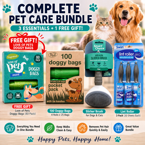 Pet care bundle dog cat - bundle,