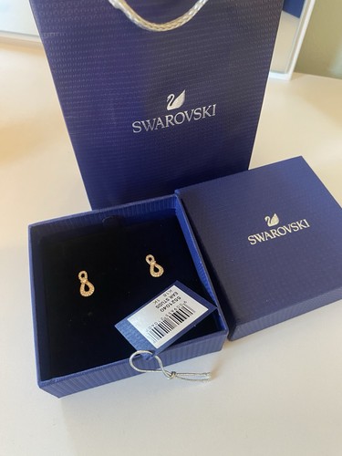 Swarovski infinity earrings - infinity,