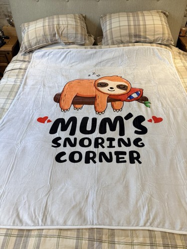 Blanket gift for mum sloth - blanket, mum,