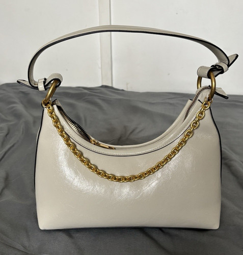 Women small white patent - small,